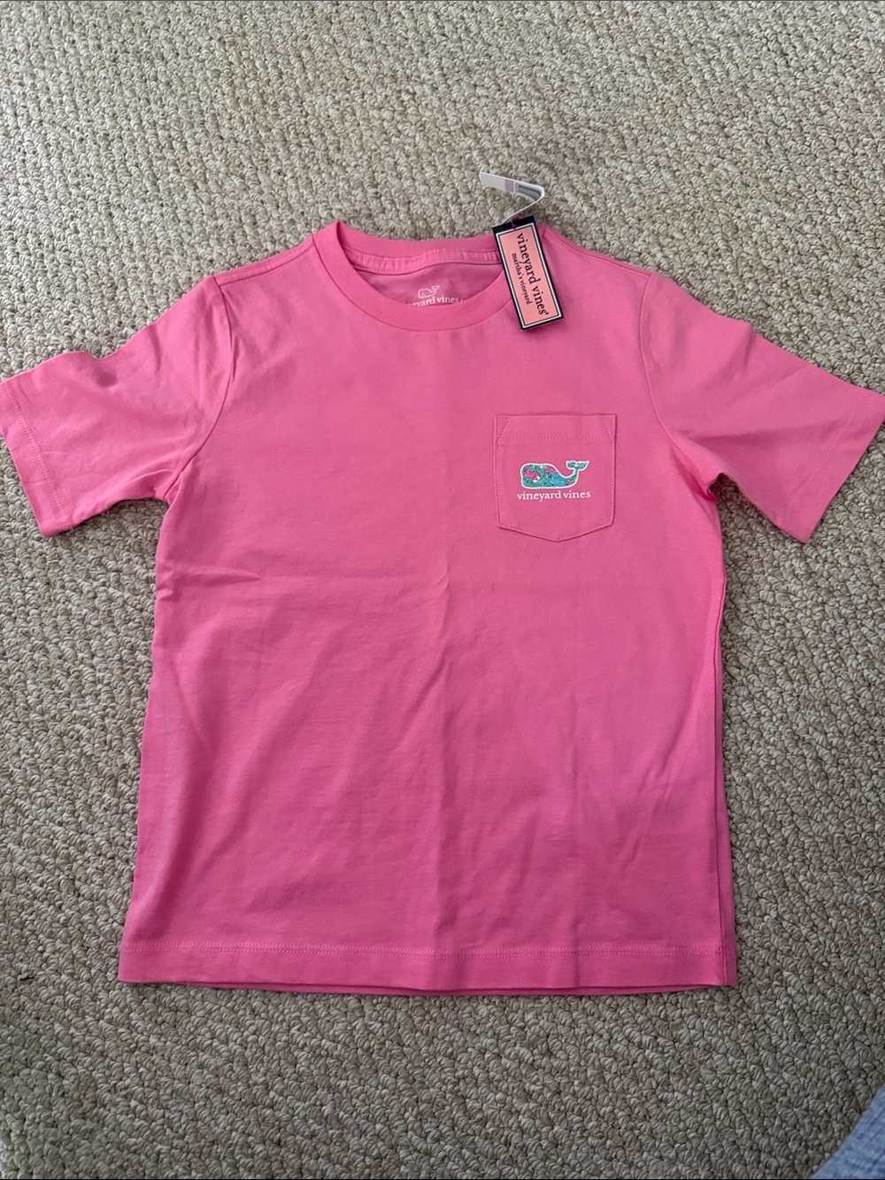Vineyard Vines Kids Flamingo Pocket Tee